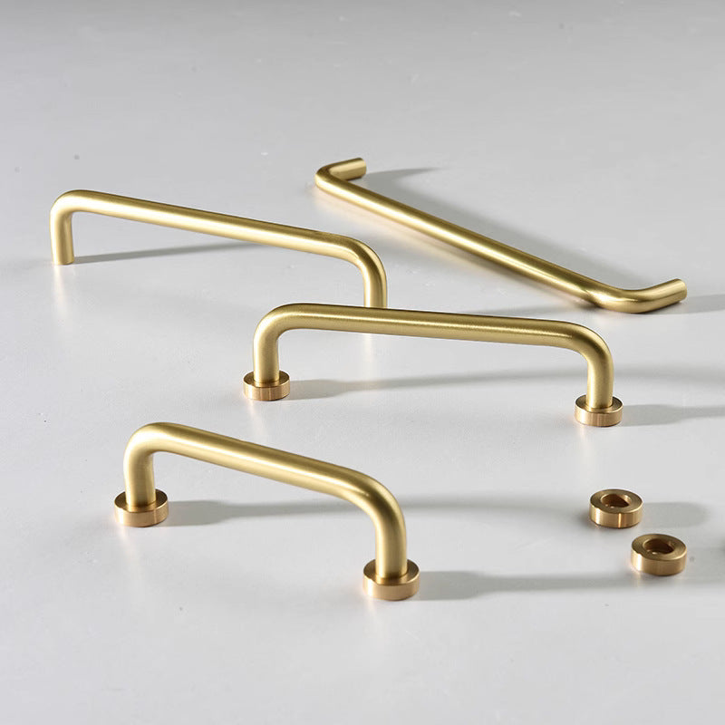 Brass Gold Cabinet Handles Kitchen Cabinet Pulls by LookiDecor