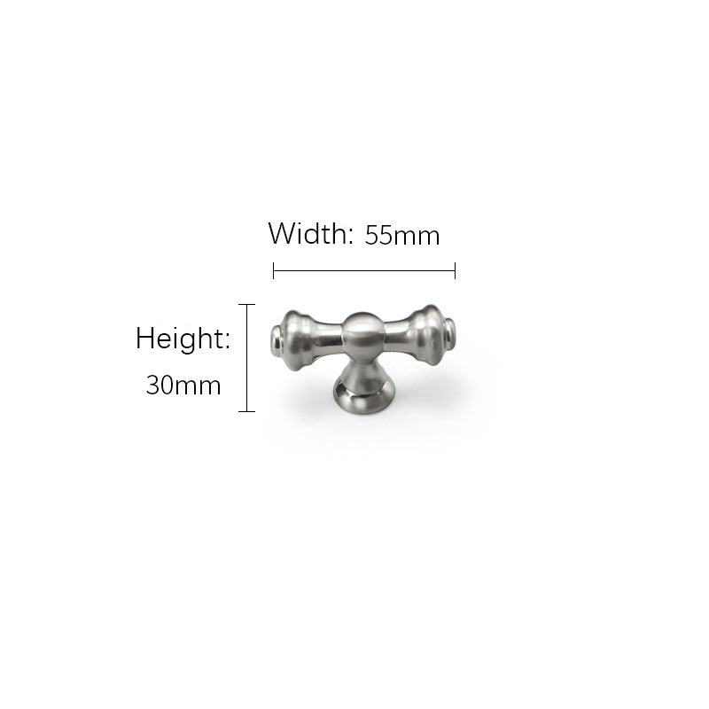 Silver Polished Bar Cabinet Handles and Drawer Pulls Handles for Kitchens by LookiDecor