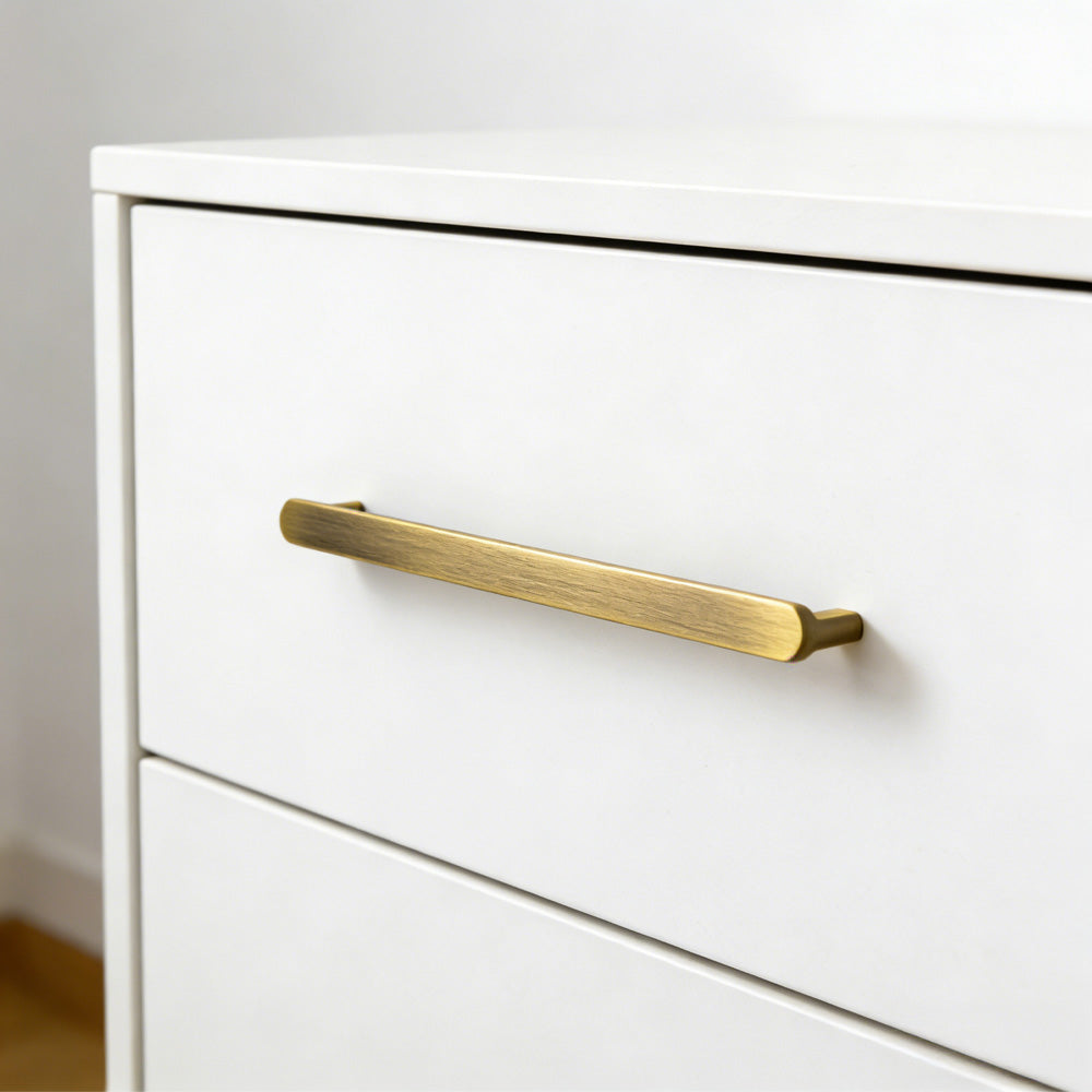 Antique Bronze Brass Edge Cabinet Handles by LookiDecor
