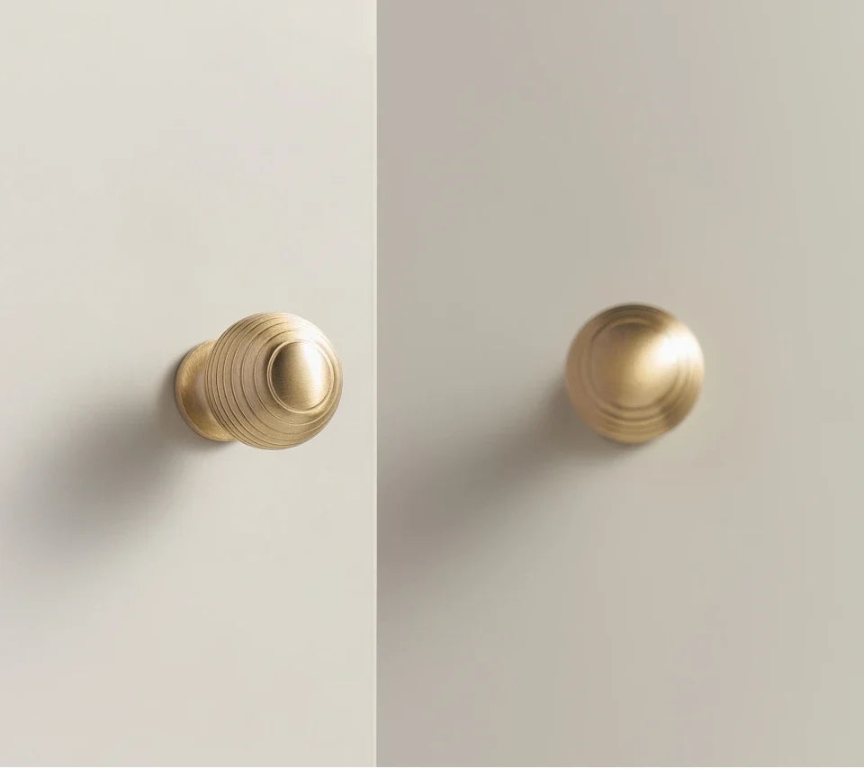 Solid Brass Gold T-BAR Closets Pull Cabinet Furniture Handles by LookiDecor