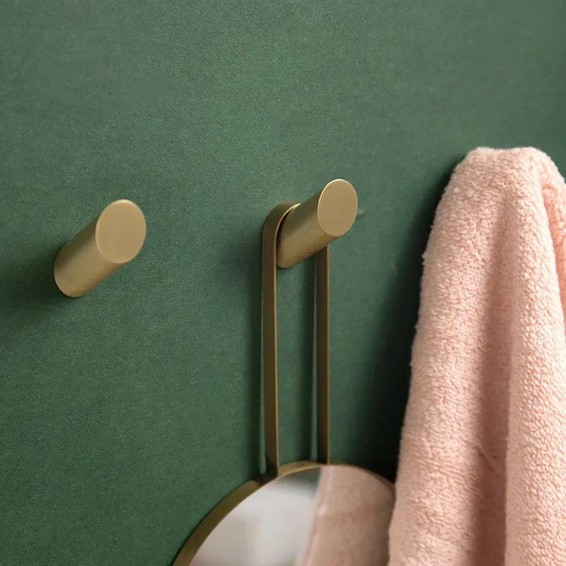 Solid Brass Wall Hooks for Clothes by LookiDecor