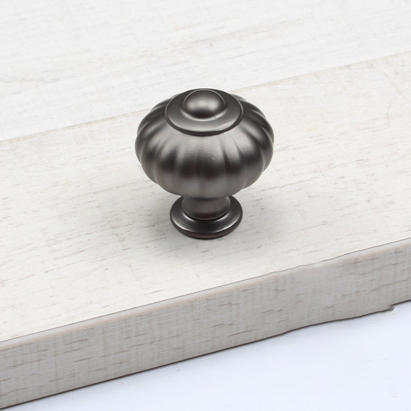 Black Pumpkin Head Fashion Cabinet Closets Door Handle for Bedroom by LookiDecor