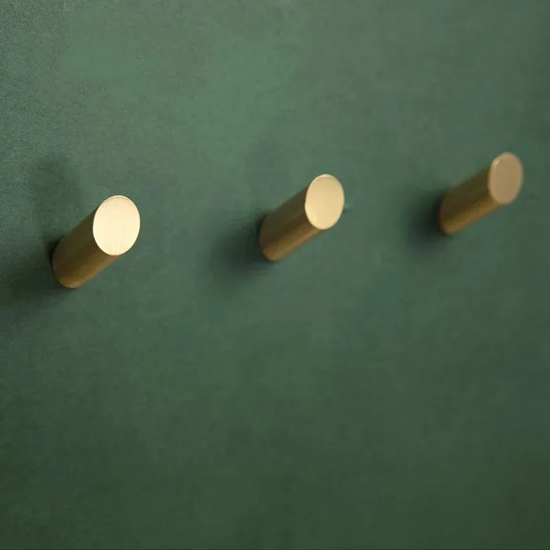 Solid Brass Wall Hooks for Clothes by LookiDecor