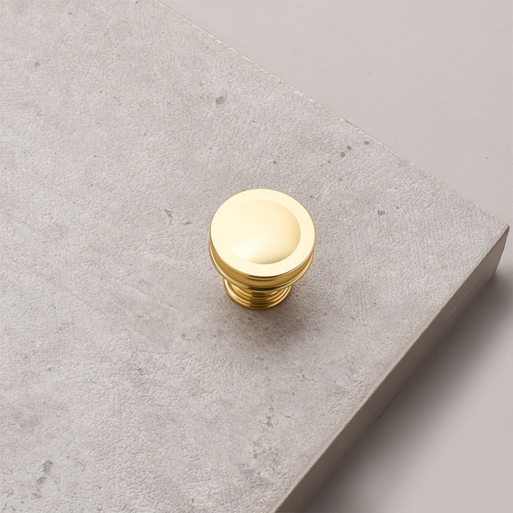Gold Polished Finish Lines Style Cabinet T Bar Handle by LookiDecor