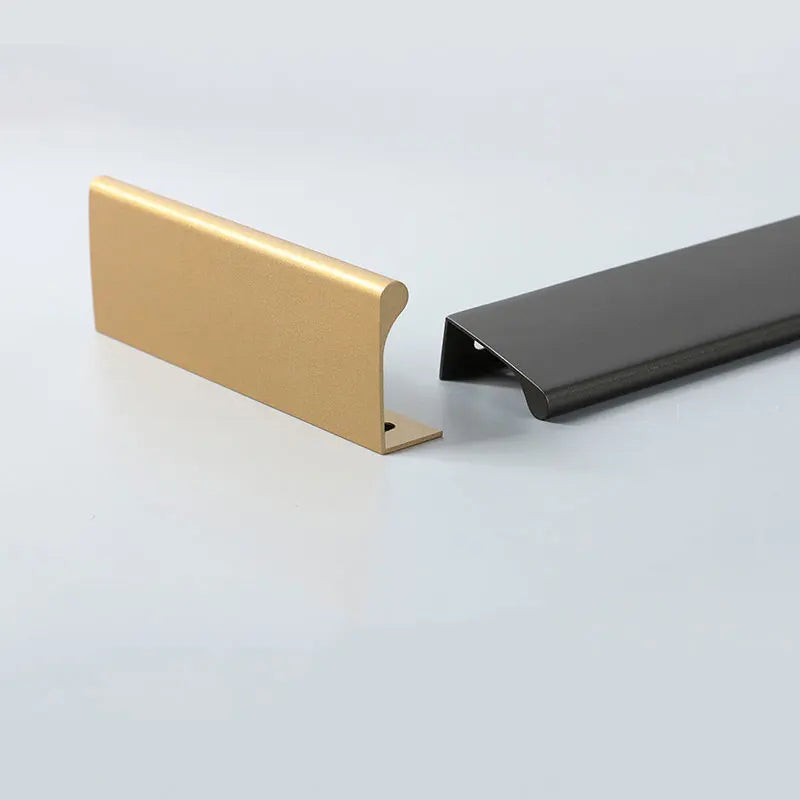 Colorful Invisible Edge Pull Handles Aluminum Drawer Closets Pulls by LookiDecor