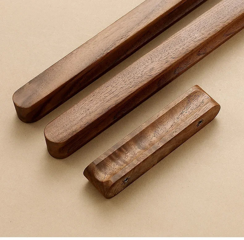 Walnut Cabinet Handles Drawer Cabinets Door Pulls by LookiDecor
