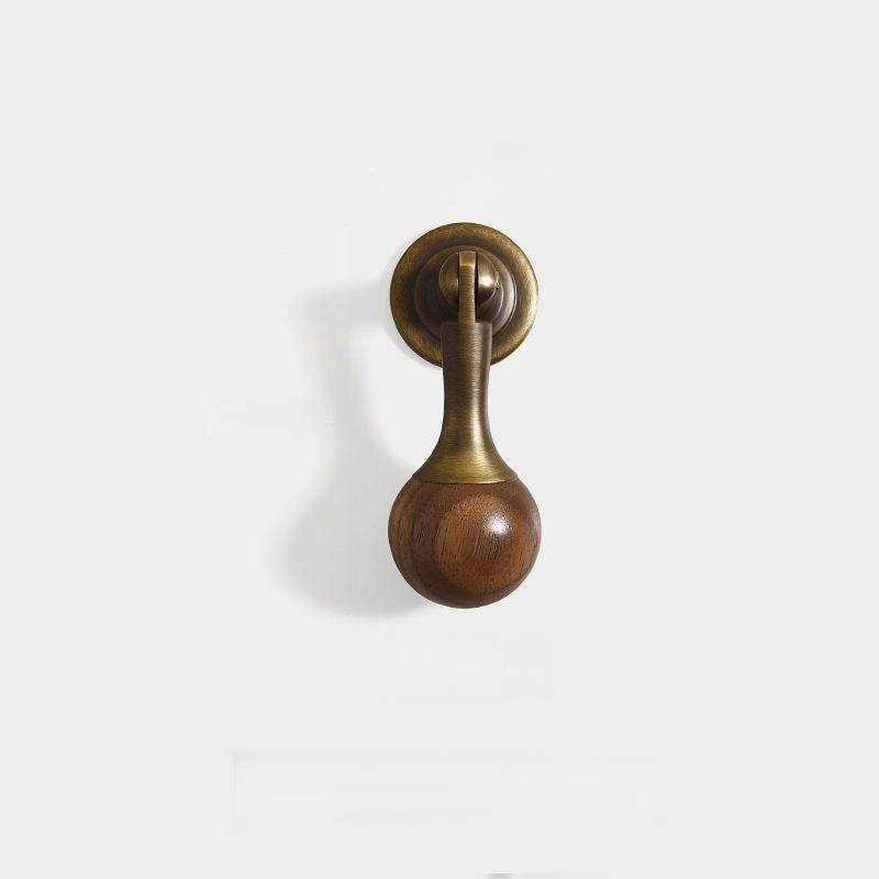 Retro Antique Bronze Walnut Brass Cabinet Handles for Kitchens by LookiDecor