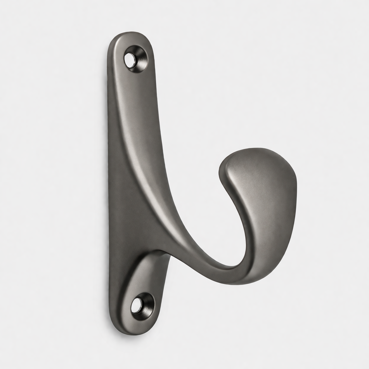 Modern Organic Shape Gold Double Hanging Wall Hook for Bathroom & Entryway