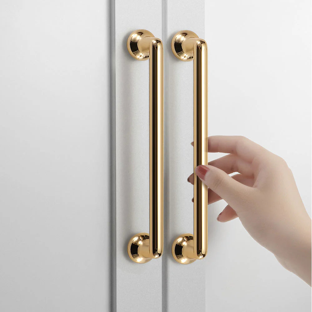 Gold Solid Zinc Alloy Modern Cabinet Closet Handles by LookiDecor