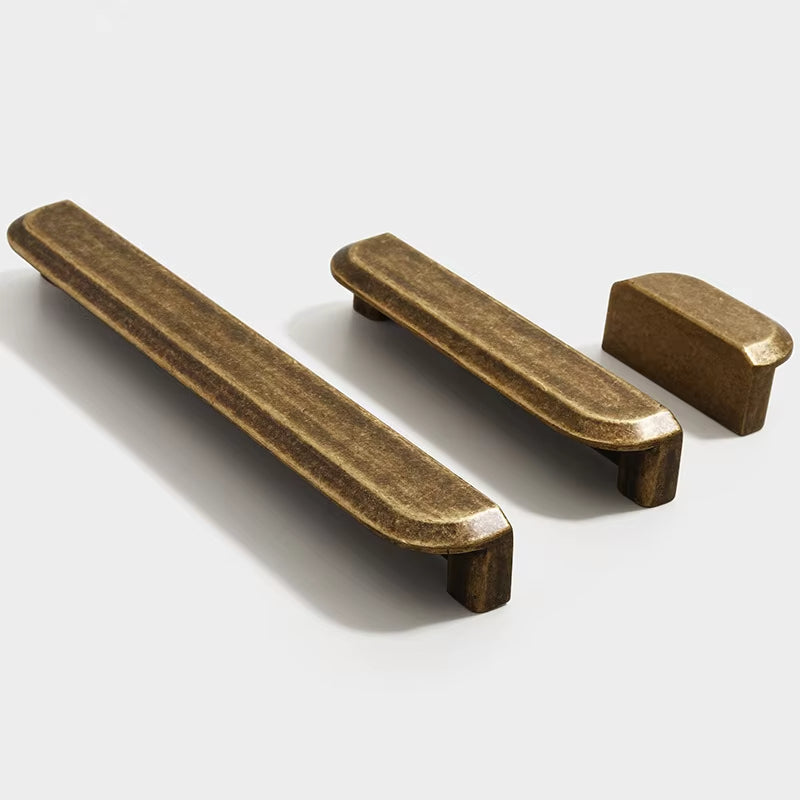 Antique Bronze Cabinet Handles Zinc Alloy Drawer Pulls by LookiDecor