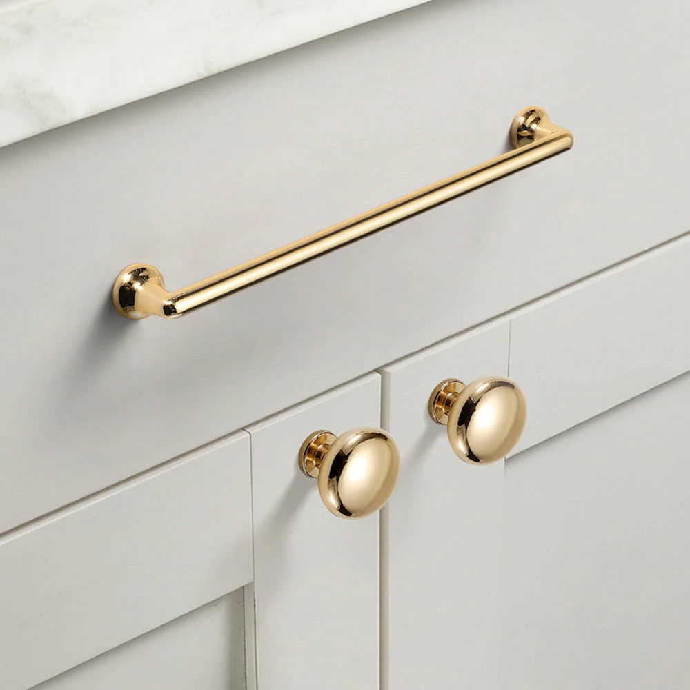 Gold Solid Zinc Alloy Modern Cabinet Closet Handles by LookiDecor