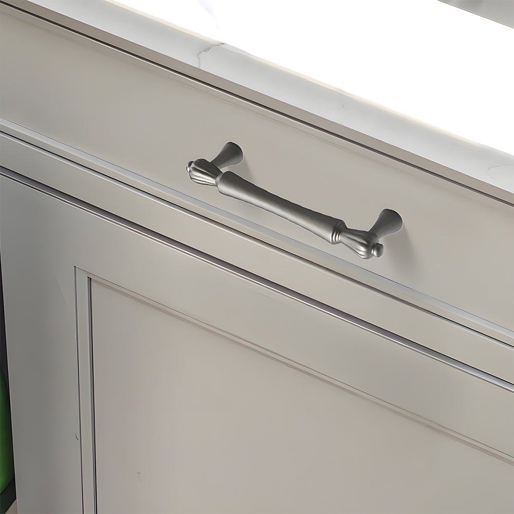 Grey Bar Cabinet Handles and Drawer Pulls Handles by LookiDecor