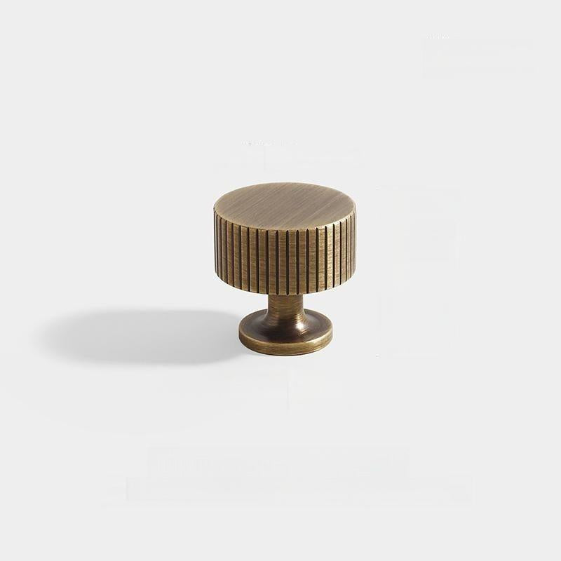 Stripe Pure Copper Antique Bronze Cabinet Handles by LookiDecor